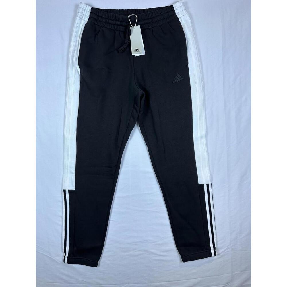 Brand New Adidas Essentials 3-Stripes Tapered Cuff Men’s Pants Size M JE9637